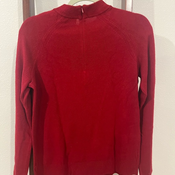 Beautiful red women sweater Karen Scott size Xs - Picture 4 of 6